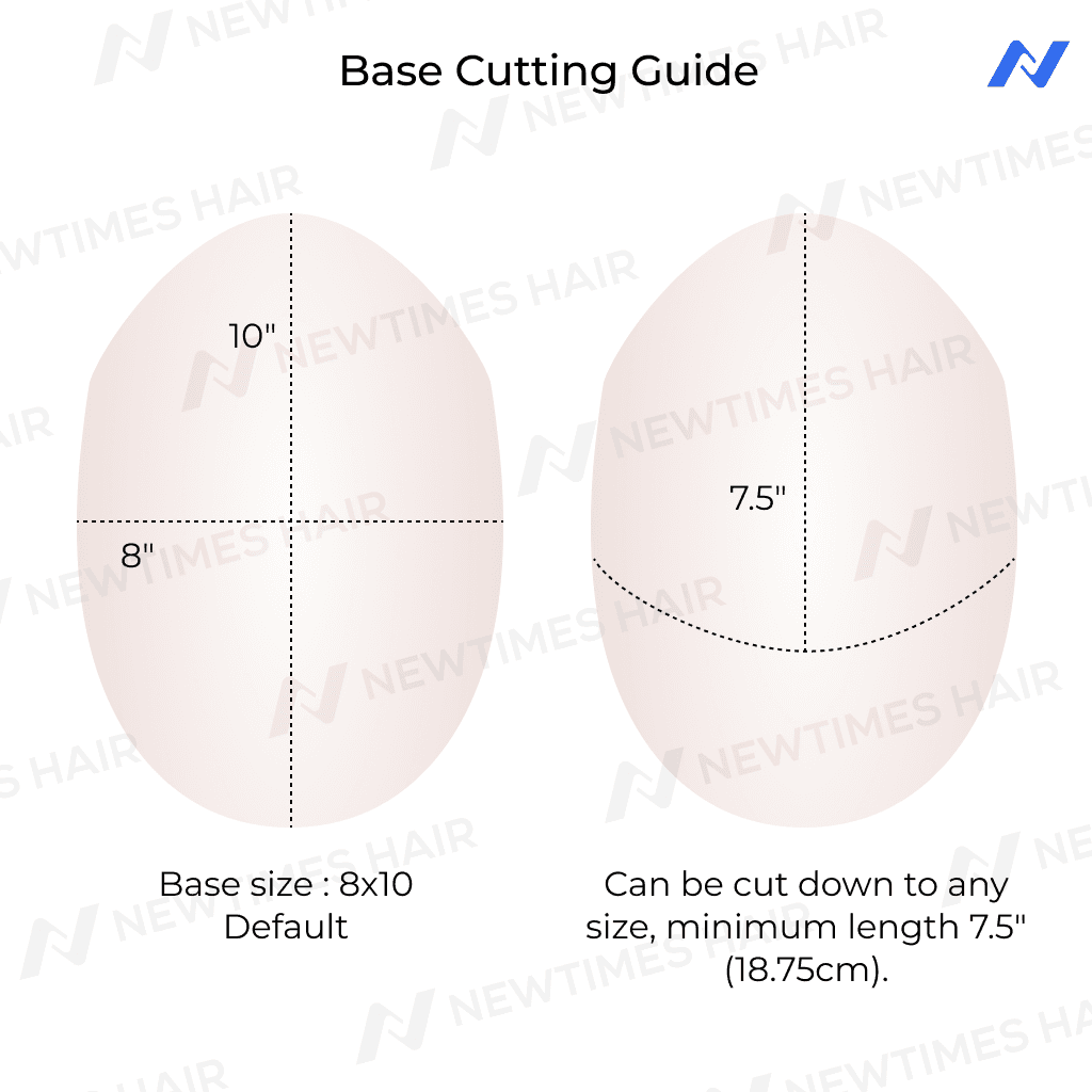 HS1R Thin Skin Men's Toupee Hair Systems 0.08 mm Remy Hair Transparent Poly Skin thumbnail 12