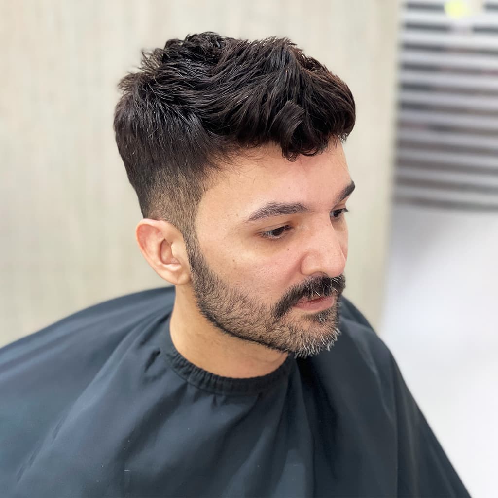 HS7F  Full Lace Hair System With Realistic Hairline and Parts Wholesale thumbnail 7