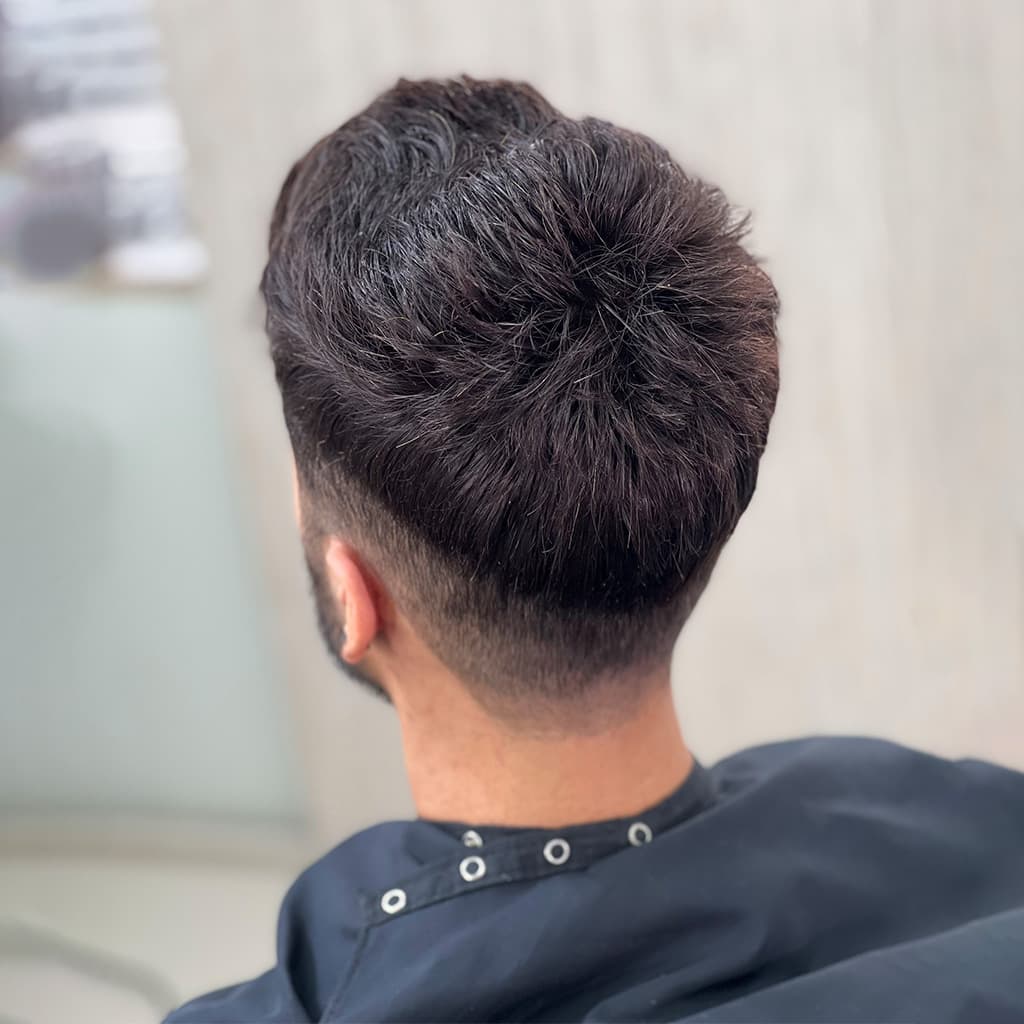 HS7F  Full Lace Hair System With Realistic Hairline and Parts Wholesale thumbnail 9