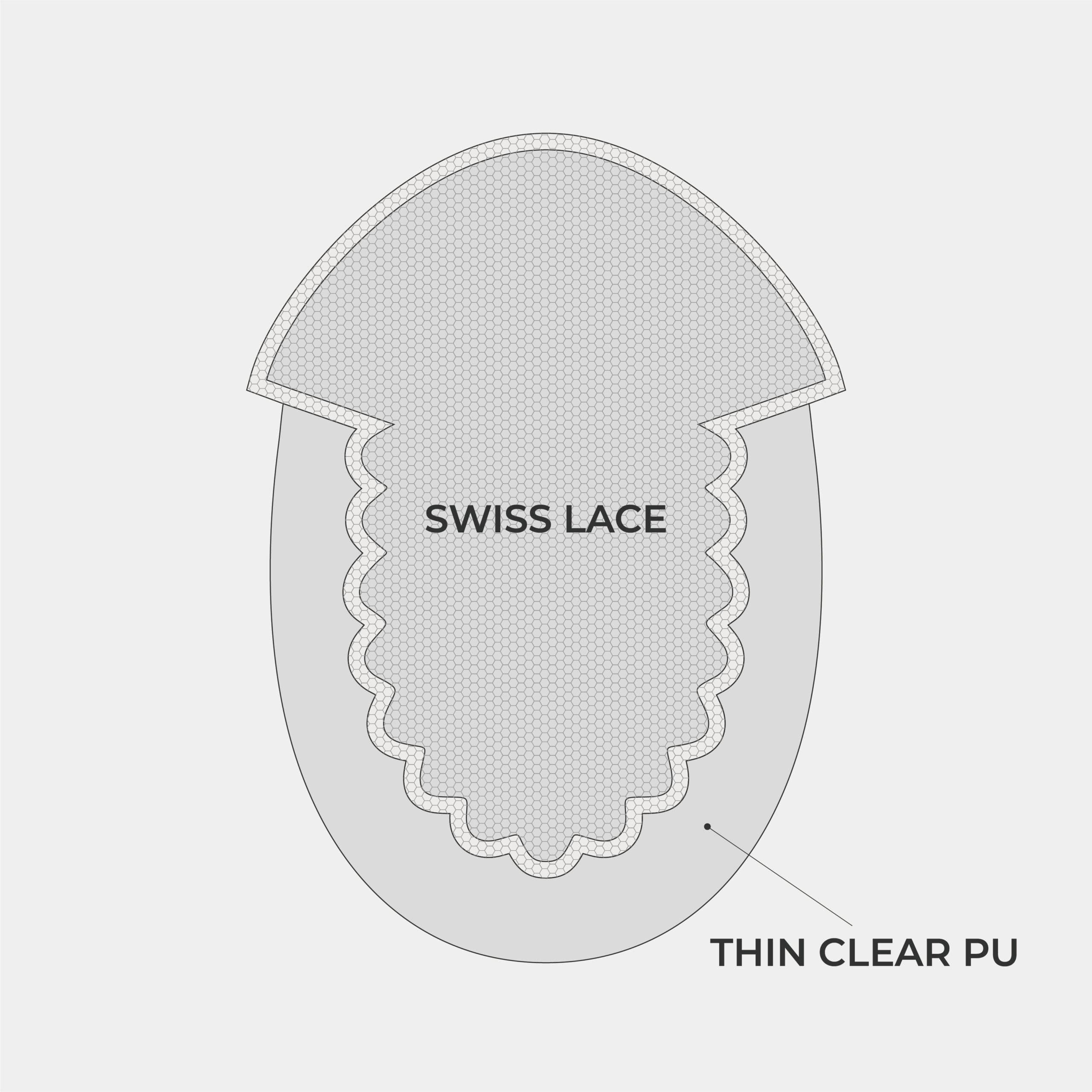 N6M  Swiss Lace Men's Hair System With PU Sides and back thumbnail 7