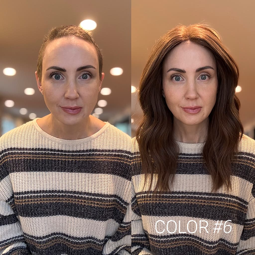 NATALIE 100% Hand-Tied Lace Wig for Optional Adhesive Wear thumbnail 14