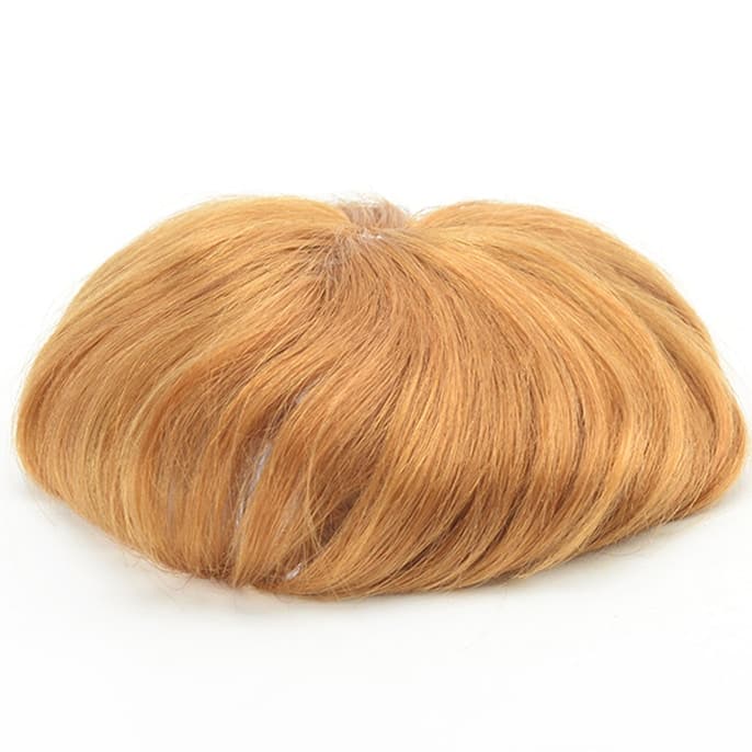 NTF8031  High Quality Blonde Single PE Line Integration Hair Piece thumbnail 6