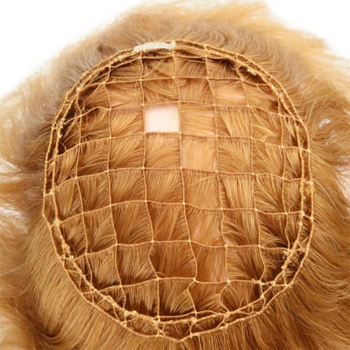 NTF8031  High Quality Blonde Single PE Line Integration Hair Piece thumbnail 3