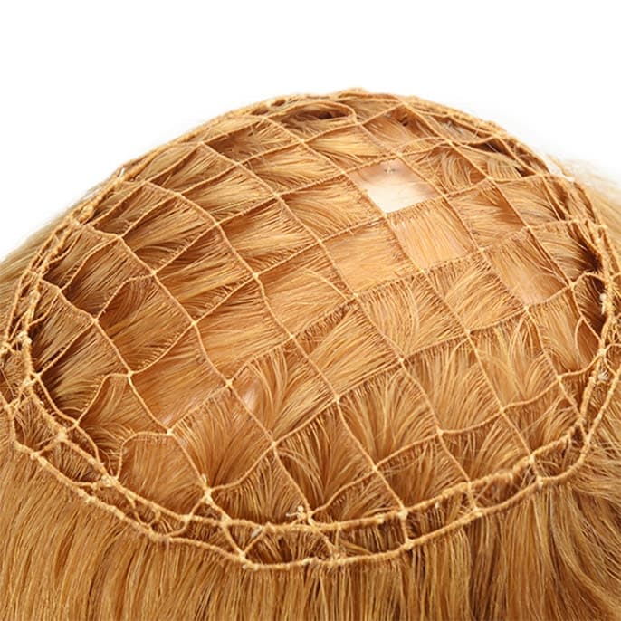 NTF8031  High Quality Blonde Single PE Line Integration Hair Piece