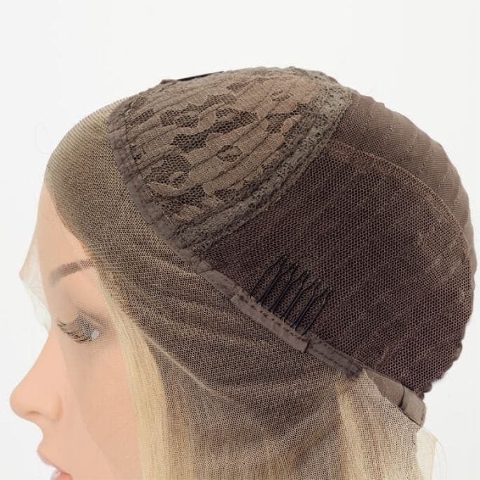 NTW8036  Glamorous Long Blonde Loose Curls With Dark Roots Ladies Synthetic Wig thumbnail 7