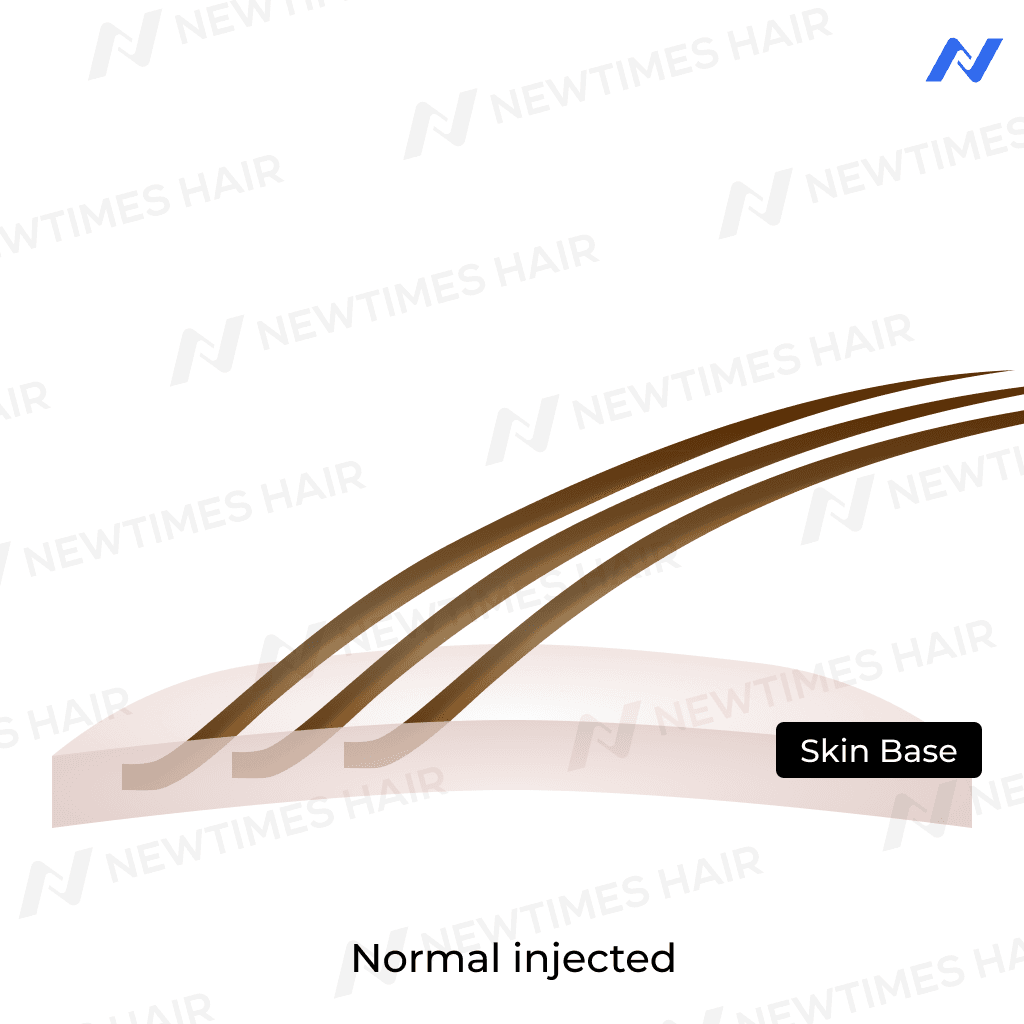 INSEU Injected Thin Skin Hairpieces for Men With European Virgin Hair thumbnail 9