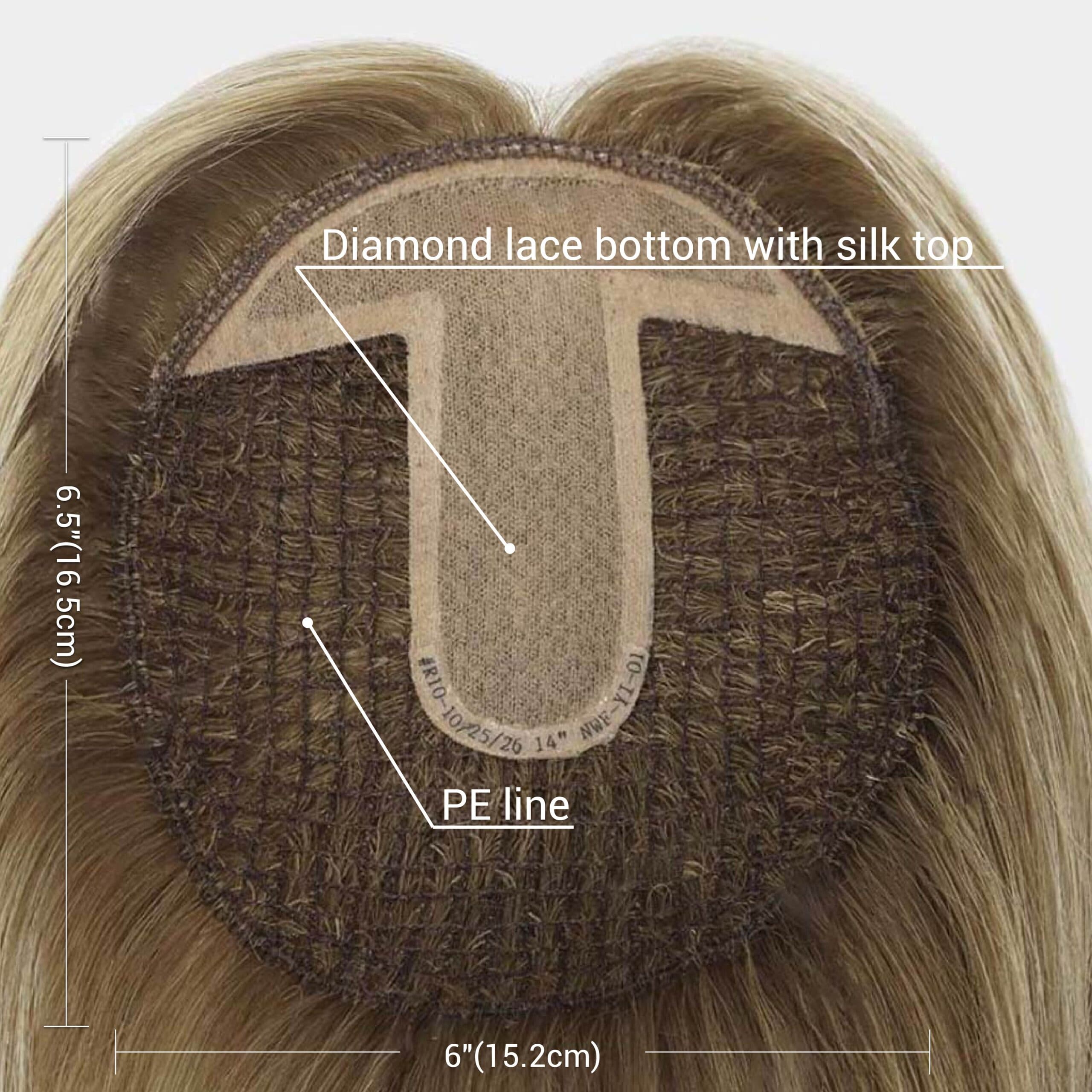 TEENA Salon Exclusive Silk Top Mesh Integration Hair Topper thumbnail 5