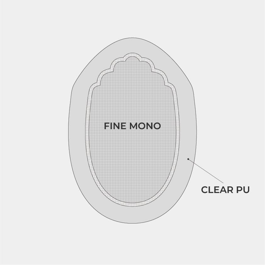 VIVI-HW  Fine Mono Hair System With A Scalloped PU Perimeter thumbnail 5