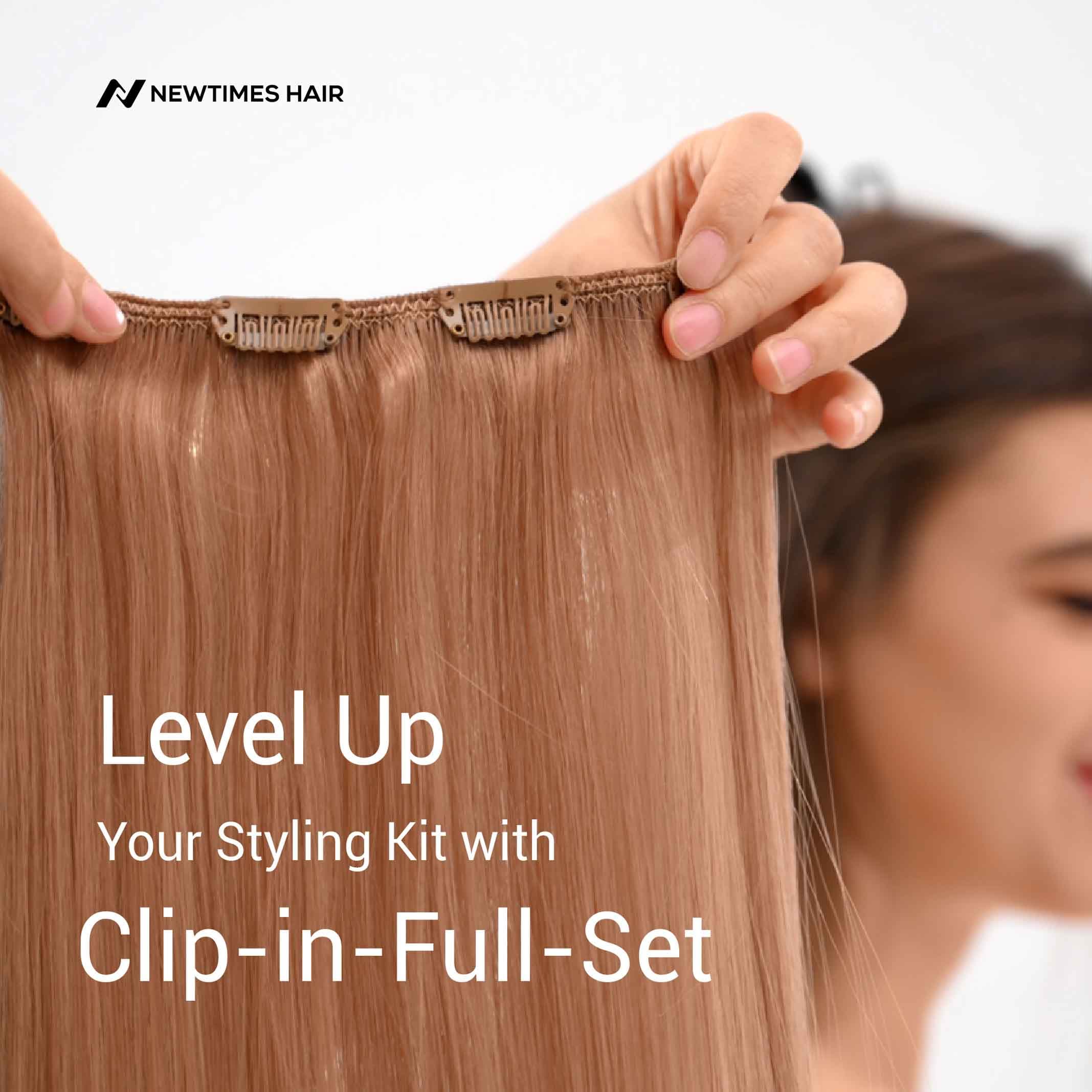 CLIP-IN-FULL-SET Hair Extensions, 6-Star Remy Hair thumbnail 9