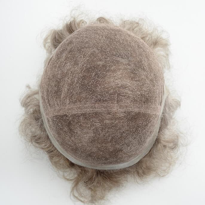 NL655  French Lace with PU Perimeter Full Cap Human Hair Wig thumbnail 4