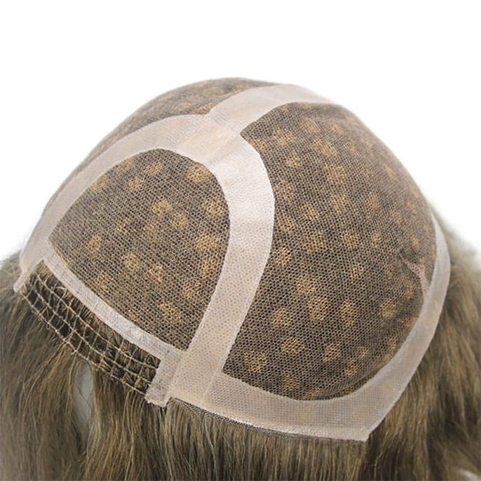 NW3429  Women's Lace Toupee With PU Coating and Integration at Front