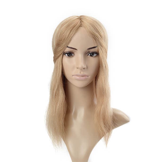 NW6265  Human Hair Integration Blond Color Women's Wig Wholesale thumbnail 7