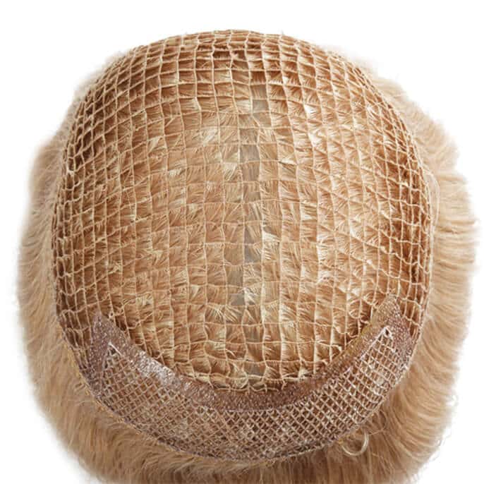 NW6265  Human Hair Integration Blond Color Women's Wig Wholesale thumbnail 2